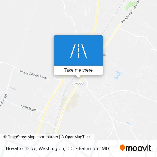Hovatter Drive map