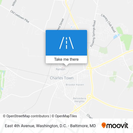 Mapa de East 4th Avenue