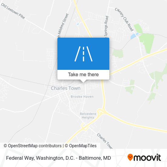Federal Way map