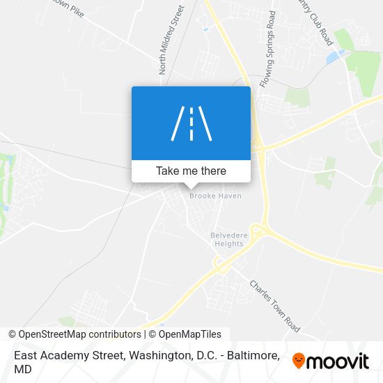 East Academy Street map