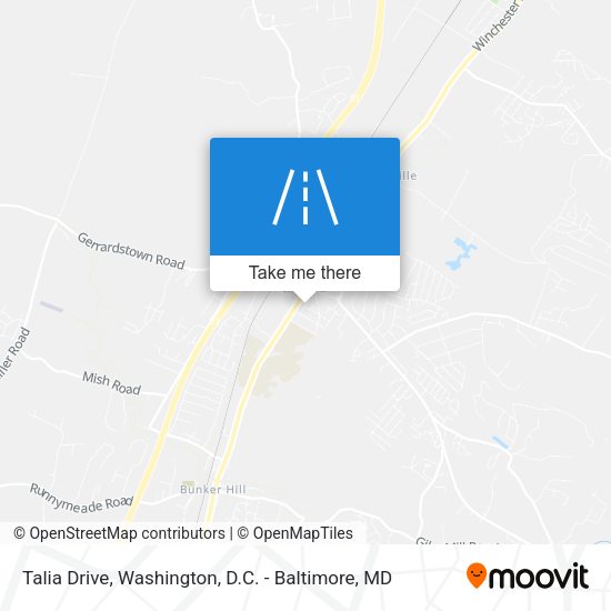Talia Drive map