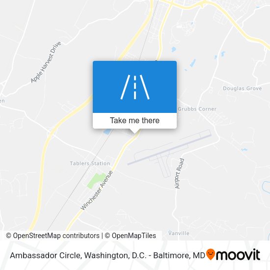 Ambassador Circle map