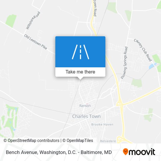 Mapa de Bench Avenue
