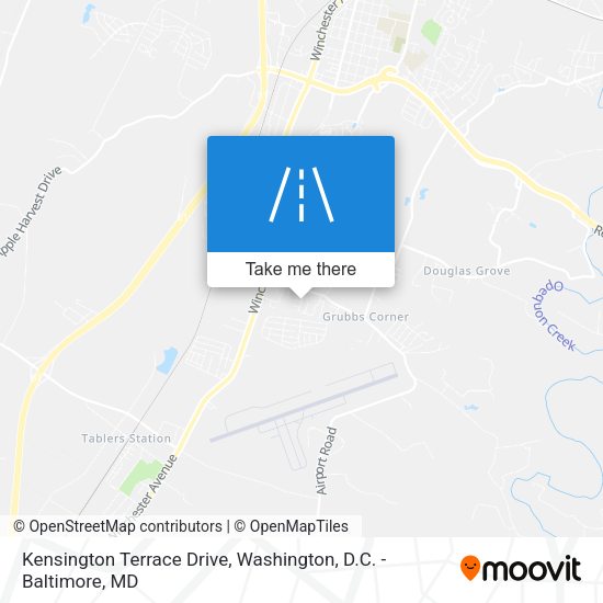 Mapa de Kensington Terrace Drive