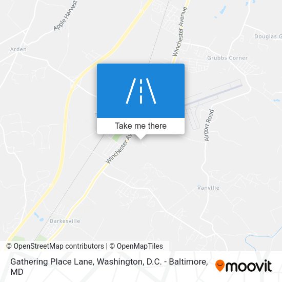 Gathering Place Lane map