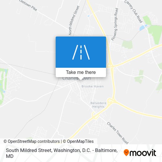 Mapa de South Mildred Street