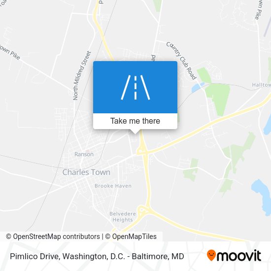 Pimlico Drive map