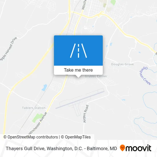 Thayers Gull Drive map