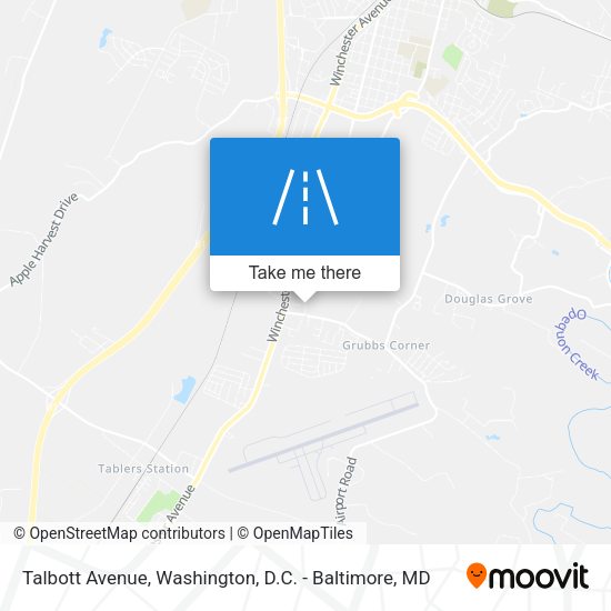 Talbott Avenue map
