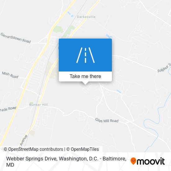 Mapa de Webber Springs Drive