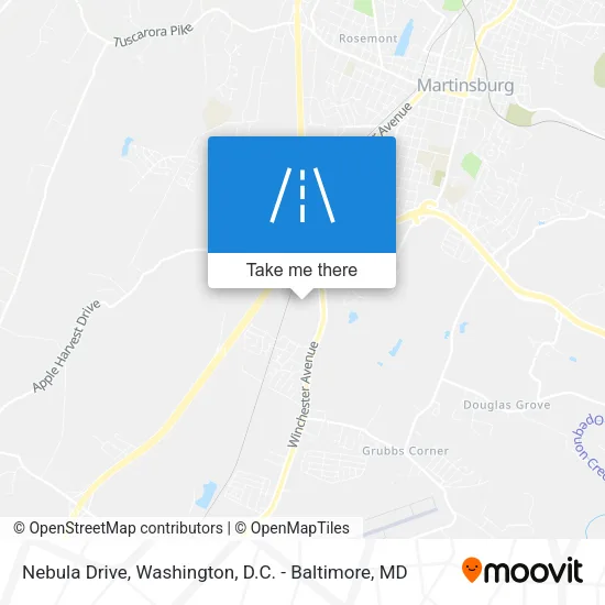 Nebula Drive map
