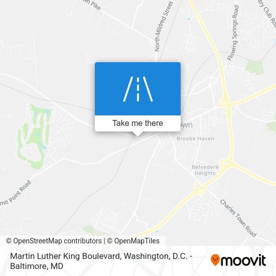 Martin Luther King Boulevard map