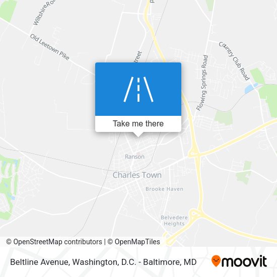 Beltline Avenue map
