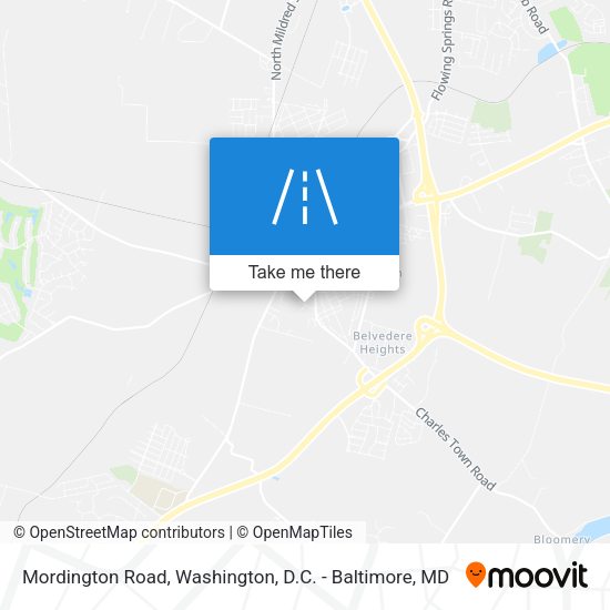 Mapa de Mordington Road