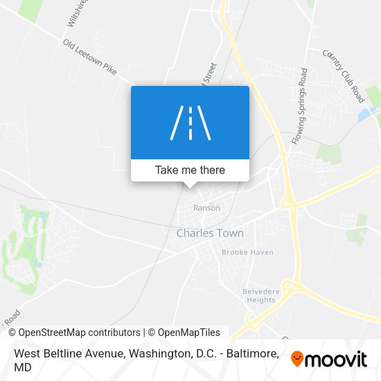 Mapa de West Beltline Avenue