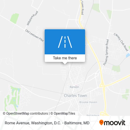 Mapa de Rome Avenue