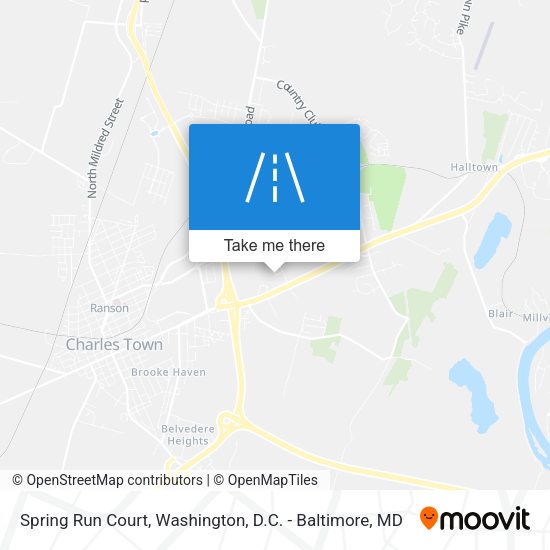 Mapa de Spring Run Court