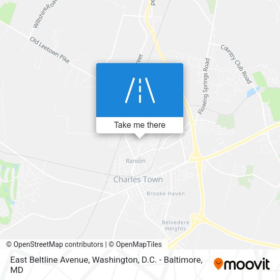 Mapa de East Beltline Avenue