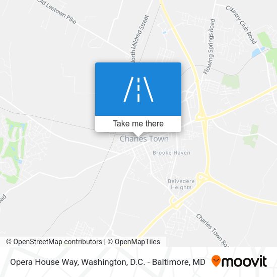 Opera House Way map