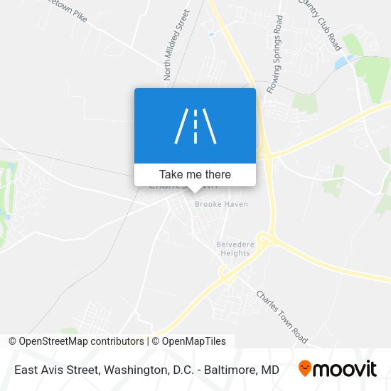 East Avis Street map