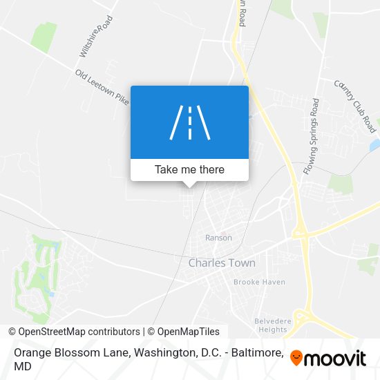 Mapa de Orange Blossom Lane