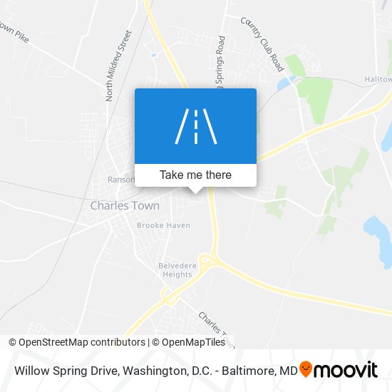 Willow Spring Drive map