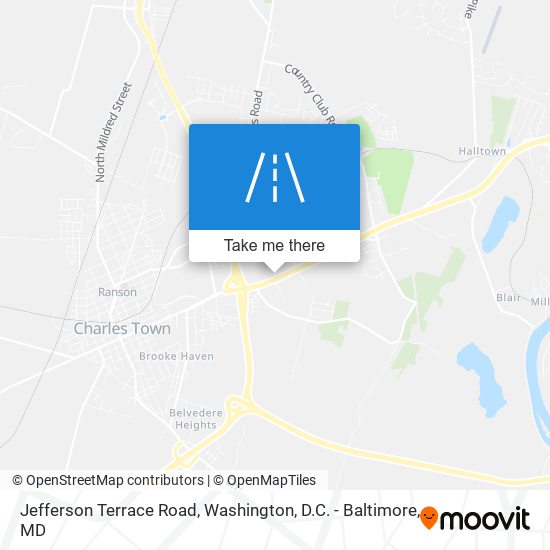 Jefferson Terrace Road map