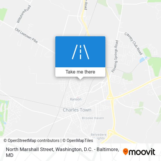 North Marshall Street map