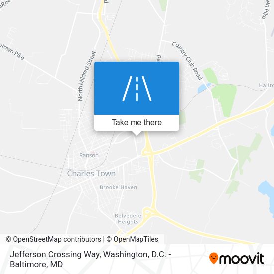 Jefferson Crossing Way map