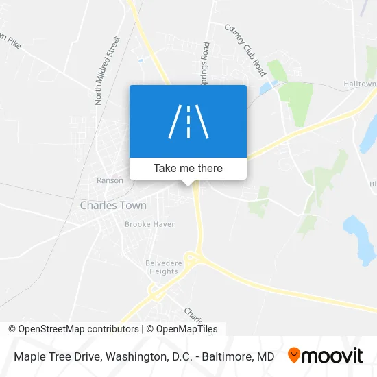 Maple Tree Drive map