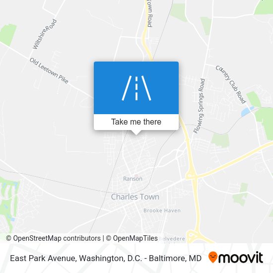 Mapa de East Park Avenue