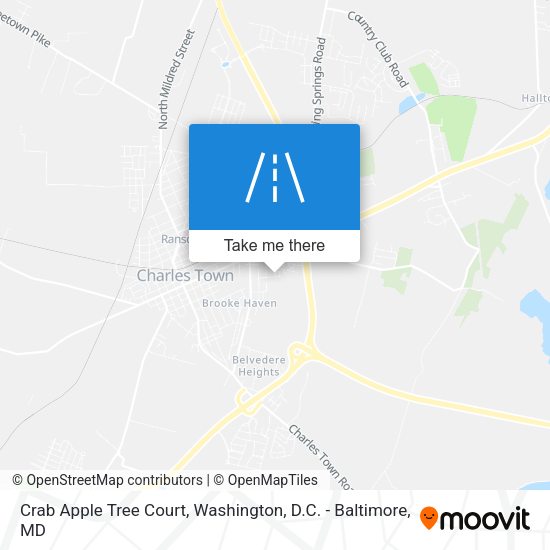 Crab Apple Tree Court map
