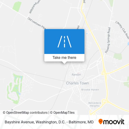 Mapa de Bayshire Avenue