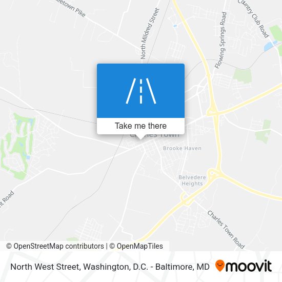 Mapa de North West Street