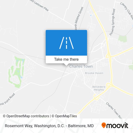 Rosemont Way map