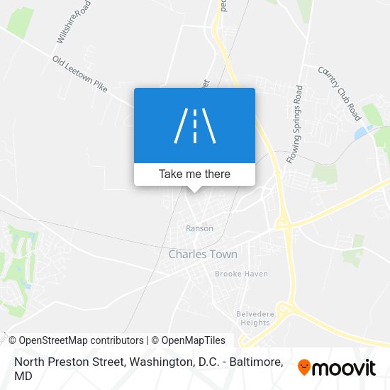 North Preston Street map