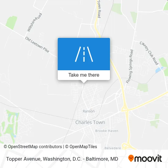 Topper Avenue map