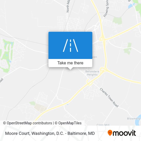 Moore Court map