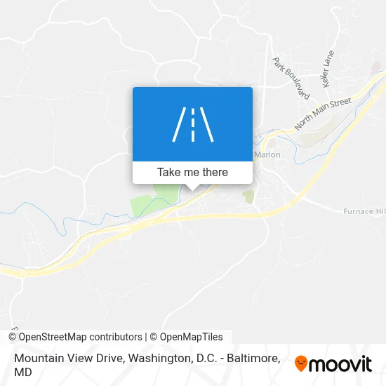 Mountain View Drive map