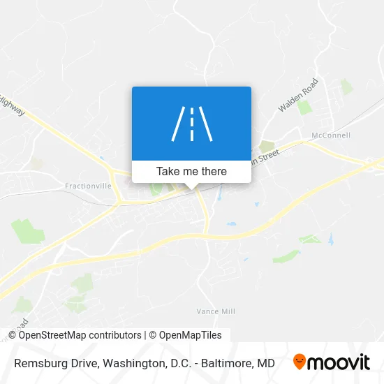 Remsburg Drive map