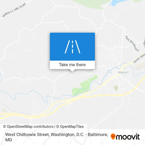 West Chilhowie Street map