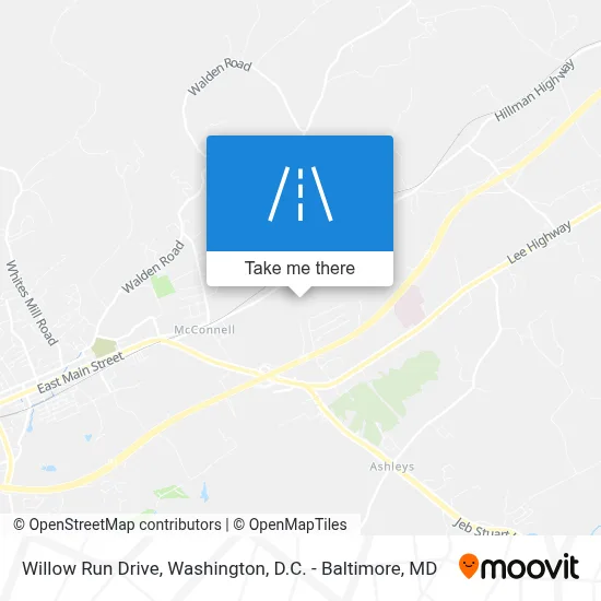Willow Run Drive map