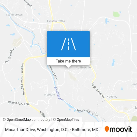 Macarthur Drive map