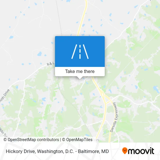 Hickory Drive map