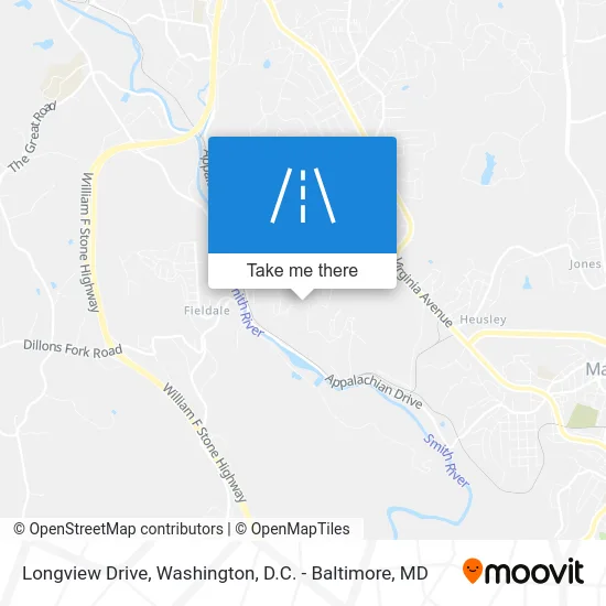 Longview Drive map