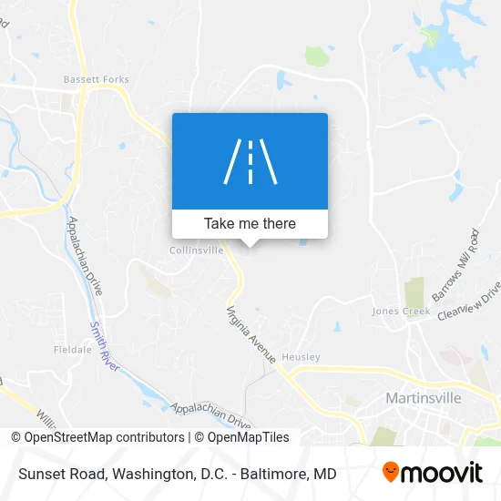 Sunset Road map