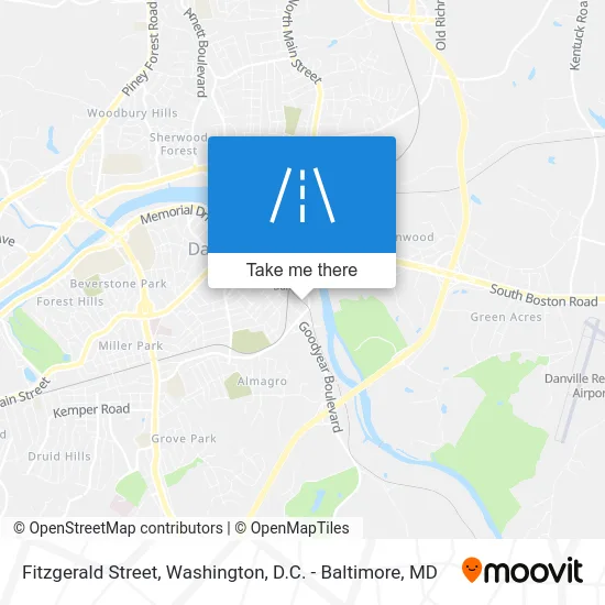 Fitzgerald Street map