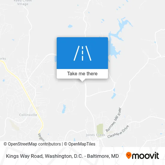 Kings Way Road map