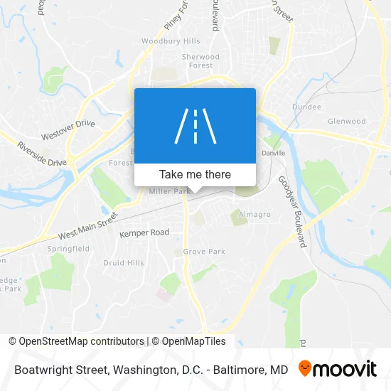 Boatwright Street map