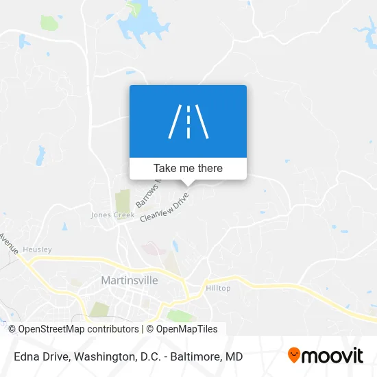 Edna Drive map